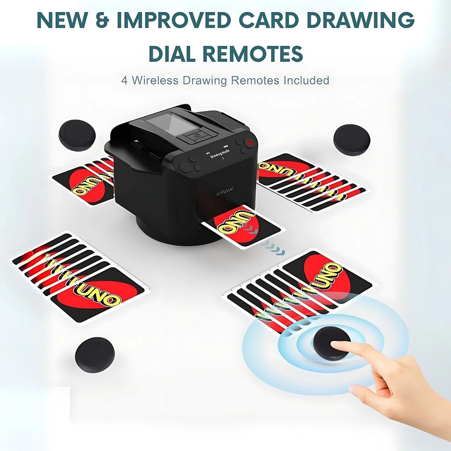 2-in-1 Automatic Card Shuffler & Dealer