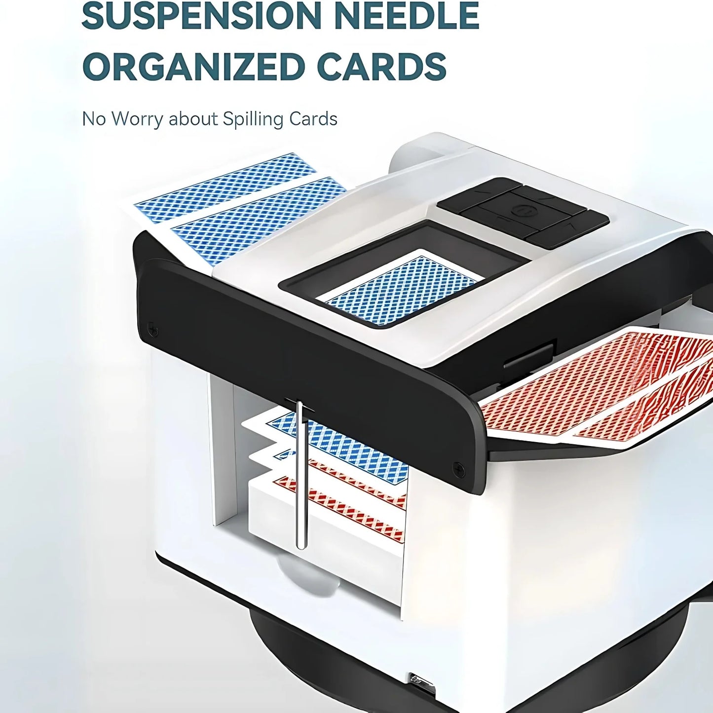 2-in-1 Automatic Card Shuffler & Dealer