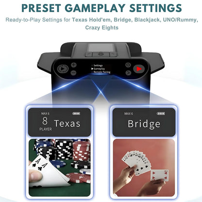 2-in-1 Automatic Card Shuffler & Dealer