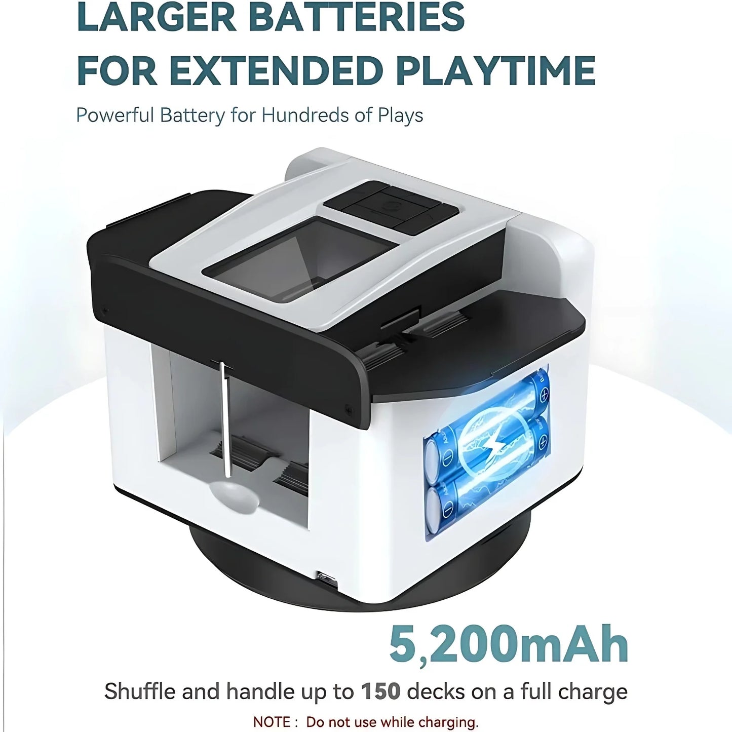 2-in-1 Automatic Card Shuffler & Dealer