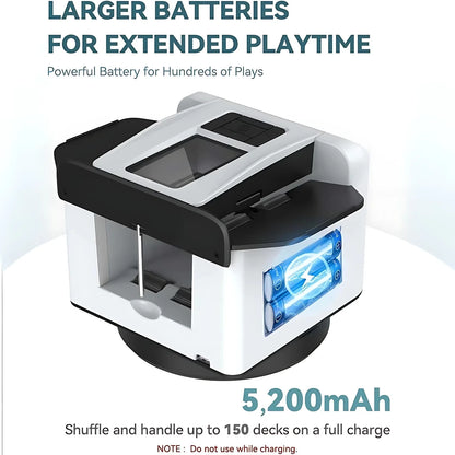 2-in-1 Automatic Card Shuffler & Dealer