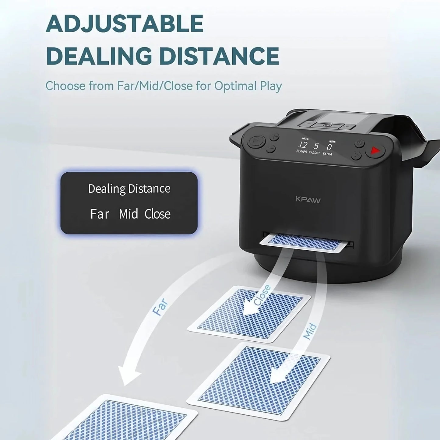 2-in-1 Automatic Card Shuffler & Dealer
